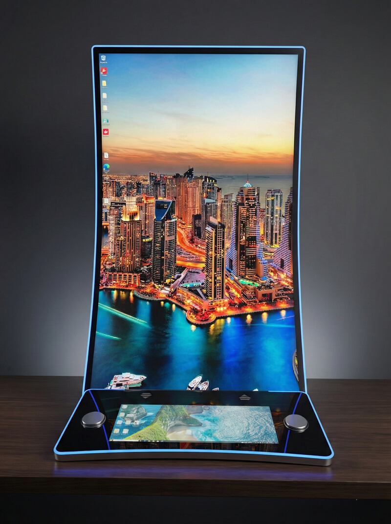 Digital casino display kiosk