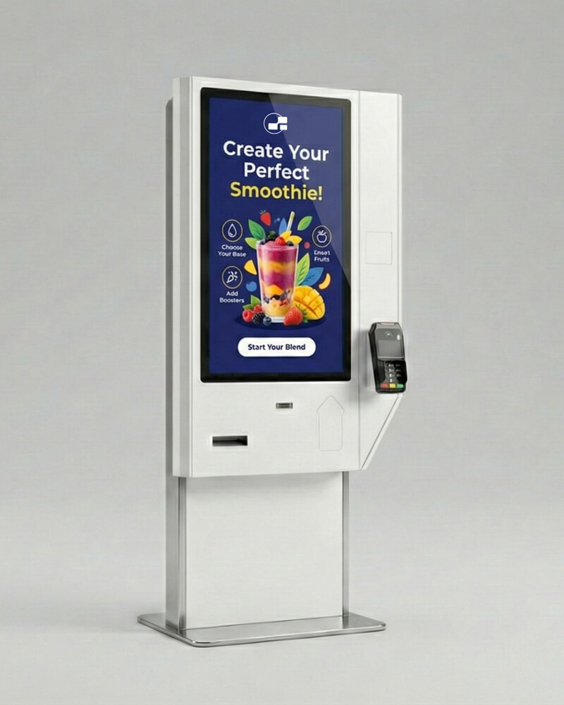 Self-order smoothie kiosk