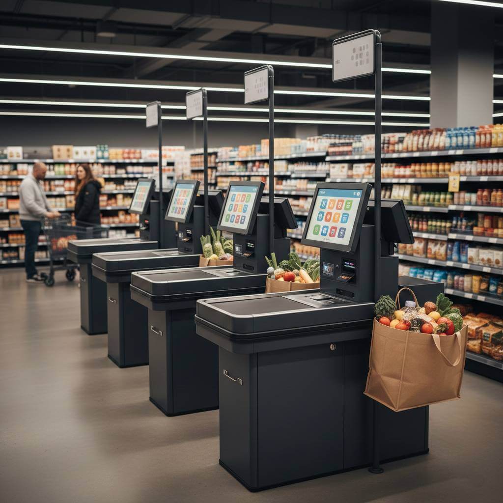 Retail storefront and display installation for modern high-traffic shopping spaces